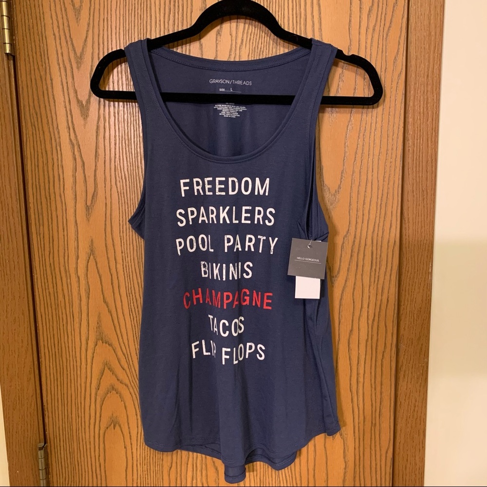 Grayson Threads 4th of July tank top